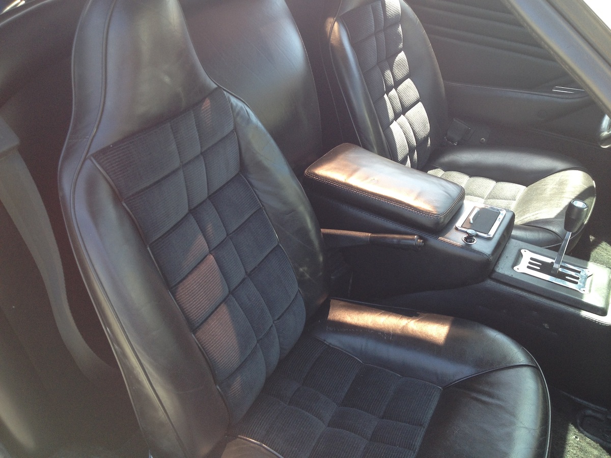 Factory leather seats, on build sheet.